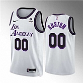 Men's Los Angeles Lakers Active Player Custom White City Edition Stitched Basketball Jersey,baseball caps,new era cap wholesale,wholesale hats